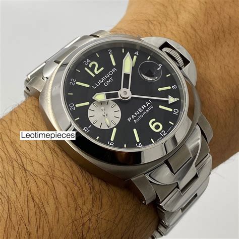 panerai luminor steel|panerai luminor gmt 44mm price.